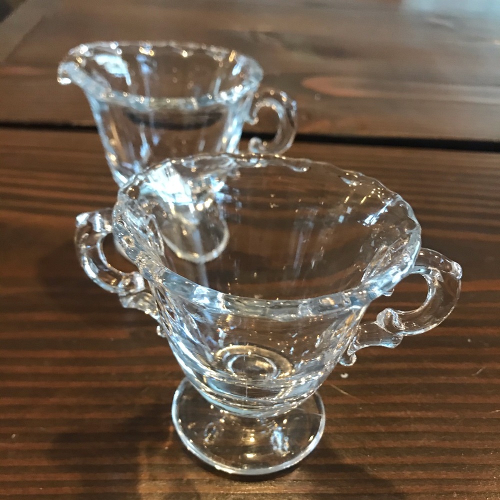 Vintage Sugar and Creamer- Tea Party!
